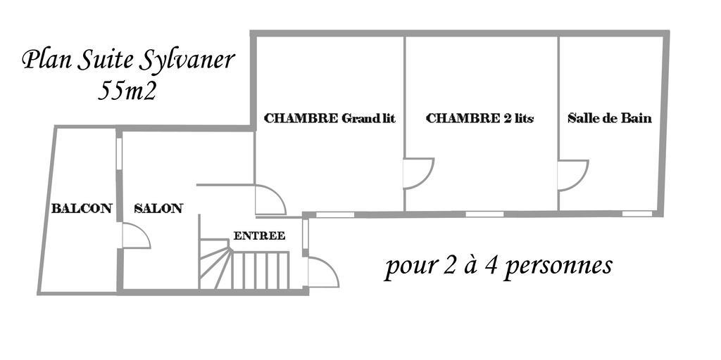 B&B Le Clos Des Raisins ベーブレンハイム エクステリア 写真